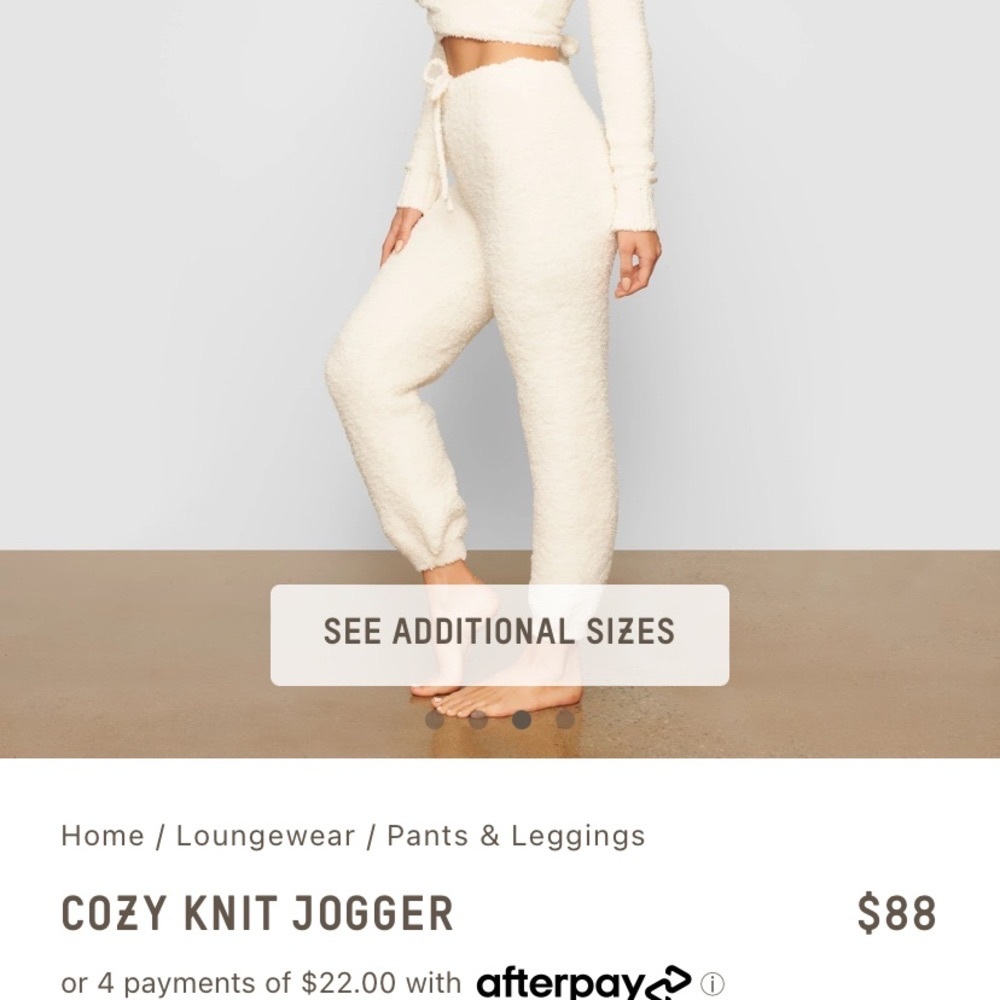 SKIMS cozy knit jogger